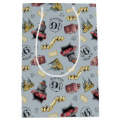 Reisen zum HOGWARTS™-Muster Mittlere Geschenktüte (Vorderseite)