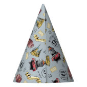 Reisen zum HOGWARTS™-Muster Partyhütchen (Rückseite)