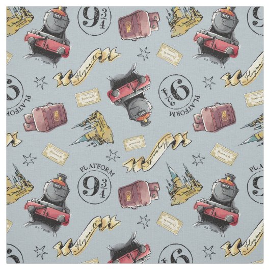 Reisen zum HOGWARTS™-Muster Stoff (Muster)