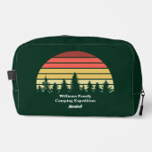 Reisen zum Sonnenuntergang im Grünen Camping indiv Waschbeutel (Vorderseite)