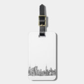 Reisend-Gepäckanhänger der New Yorker Gepäckanhänger (Vorderseite vertikal)
