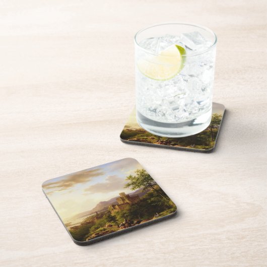 Reisende auf einem Weg in einem umfangreichen Untersetzer (Rechte Seite)