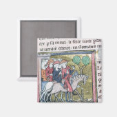 Reisende aus dem Roman de Jules Cesar Magnet (Vorderseite/Rückseite)