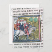 Reisende aus dem Roman de Jules Cesar Postkarte (Vorne/Hinten)