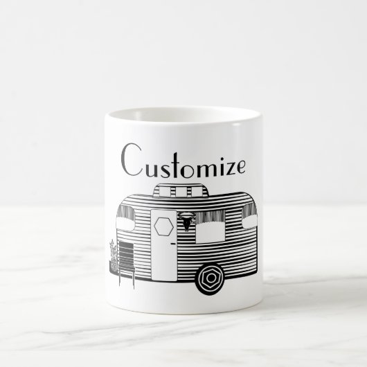 Reisende Camper Caravan Thunder_Cove Kaffeetasse (Mittel)