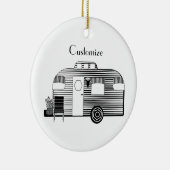 Reisende Camper Caravan Thunder_Cove Keramik Ornament (Rechts)