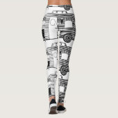 Reisende Camper Caravan Thunder_Cove Leggings (Rückseite)