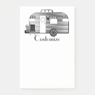 Reisende Camper Caravan Thunder_Cove Post-it Klebezettel