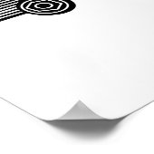 Reisende Camper Caravan Thunder_Cove Poster (Ecke)