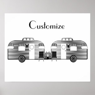 Reisende Camper Caravan Thunder_Cove Poster