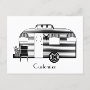 Reisende Camper Caravan Thunder_Cove Postkarte