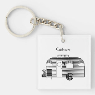 Reisende Camper Caravan Thunder_Cove Schlüsselanhänger