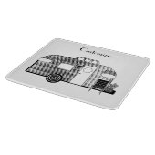 Reisende Camper Caravan Thunder_Cove Schneidebrett (Ecke)