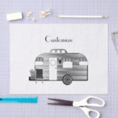 Reisende Camper Caravan Thunder_Cove Seidenpapier (Handwerk)