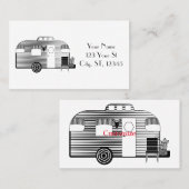 Reisende Camper Caravan Thunder_Cove Visitenkarte (Vorne/Hinten)