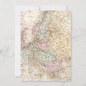 Reisende Fahrrad-Brautpartyeinladung Einladung (Rückseite)