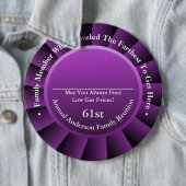 Reisende Farthest Family Wiedersehen Awards Button (Beispiel)