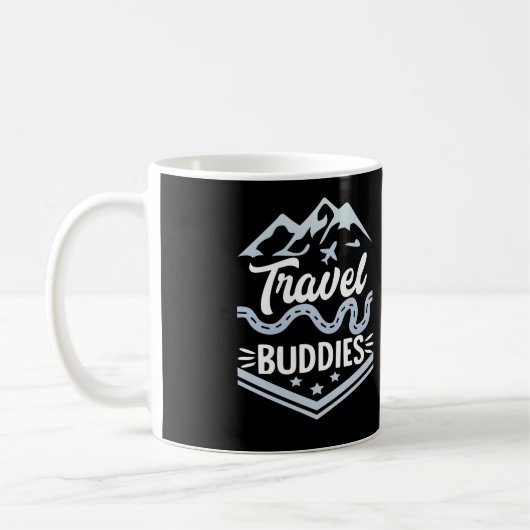Reisende Flug Urlaub Reise Buddies Kaffeetasse (Links)