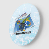 Reisende Große Wanduhr (Winkel)