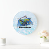 Reisende Große Wanduhr (Zuhause)