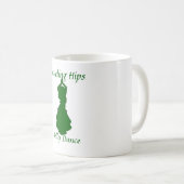 Reisende Hüften-Bauchtanz Coffe Schale Kaffeetasse (VorderseiteRechts)