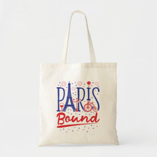 Reisende in Paris Tragetasche
