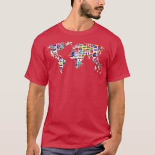 Reisende Kartographie Reise International Welt F T-Shirt
