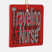 Reisende Krankenversicherer Keramikornament (Rechts)