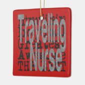 Reisende Krankenversicherer Keramikornament (Links)