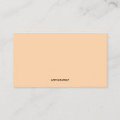 Reisende mit Gepäcktransport Agent Visitenkarte (Rückseite)