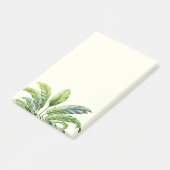 Reisende Palm Tree Tropical Boho Post-it Klebezettel (angewinkelt)