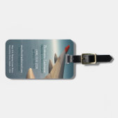 Reisende Reiseberater Flugzeug Wing Gepäckanhänger (Vorderseite horizontal)