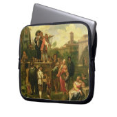 Reisende Schauspieler Laptopschutzhülle (Vorderseite Links)