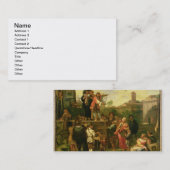 Reisende Schauspieler Visitenkarte (Vorne/Hinten)