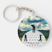 Reisende Spaß - Alabama Golfers Schlüsselanhänger (Vorderseite)