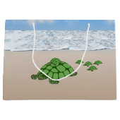 Reisende Terrapin Familie Große Geschenktüte (Vorderseite)