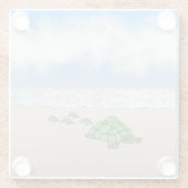 Reisende Terrapin Glasuntersetzer (Rückseite)
