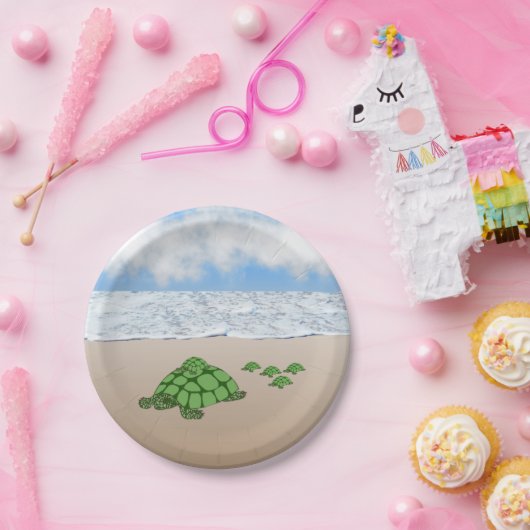 Reisende Terrapin Pappteller (Party)