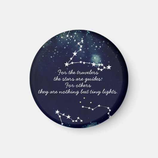 Reisende und Sterne - Magnet (Vorne)