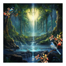 Reisende Wasserfalllandschaften unserer Welt