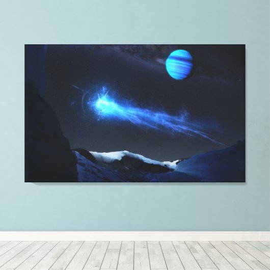 Reisender (2013) leinwanddruck (Insitu (Holzboden))