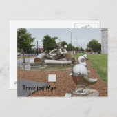 Reisender # 25 postkarte (Vorne/Hinten)