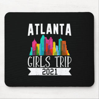 Reisender Flug Urlaub Atlanta Mädchen Reise Wasser Mousepad