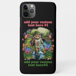 Reisender Fuchs Wildblumen Cottagecore Floral Cust Case-Mate iPhone Hülle