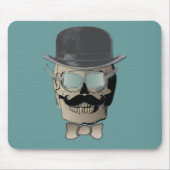 Reisender Herr-Bones Steam Punk Time Mousepad (Vorne)