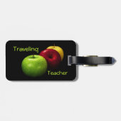 Reisender Lehrer-Gepäckanhänger Gepäckanhänger (Rückseite horizontal)