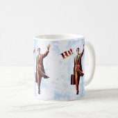 Reisender Mann Kaffeetasse (VorderseiteRechts)