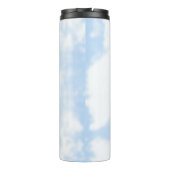 Reisender Mann Thermosbecher (Rückseite)