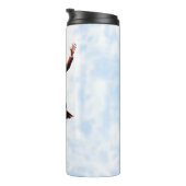 Reisender Mann Thermosbecher (Nach rechts gedreht)