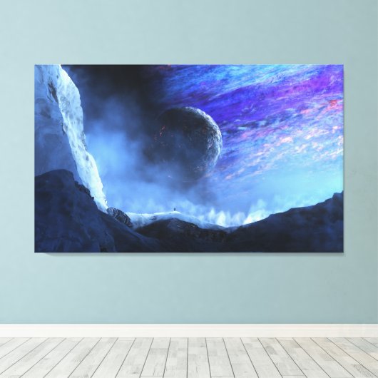 Reisender (Planetside) Leinwanddruck (Insitu (Holzboden))